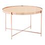 Allure Beistelltisch Spiegelglas Gold 0