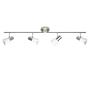 Ceiling light Luca Frosted glass Iron Silver 0