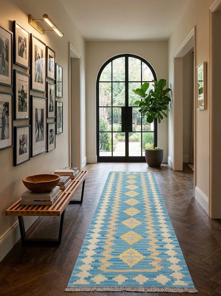 Kelim Gashgai Wolle Mehrfarbig 8