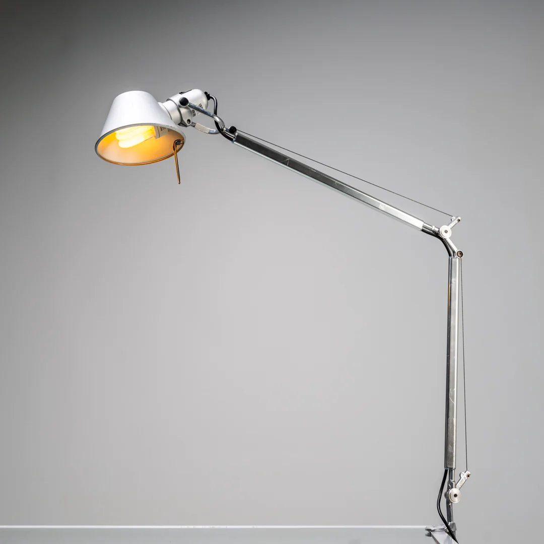 Artemide Tolomeo mit Klemme Aluminium Silber 0
