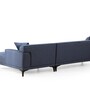 Modernes Sofa Récamiere Rechts Blau 8