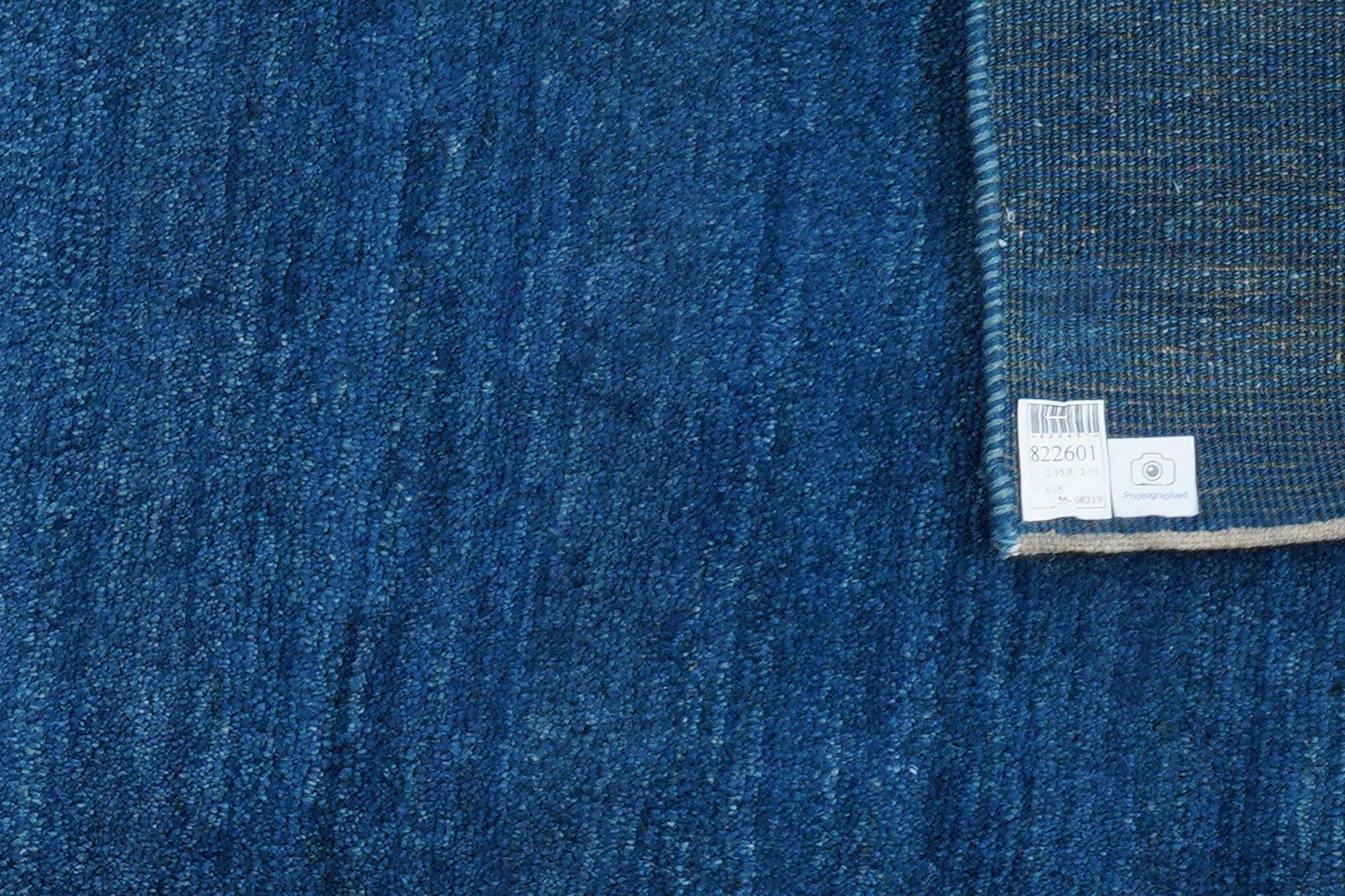 Gabbeh Carpet Wool Blue 4