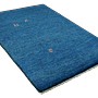Rizbaf Gabbeh-Teppich Wolle Blau 2