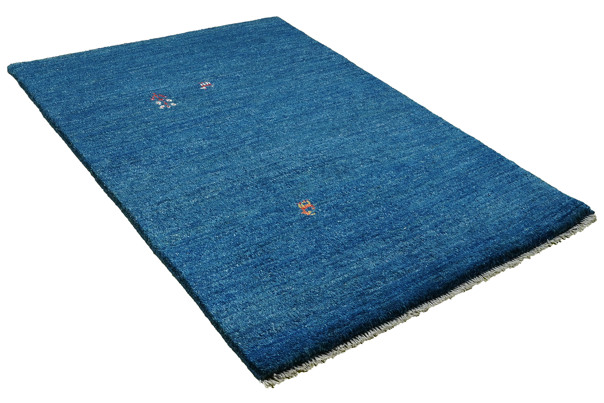 Rizbaf Gabbeh-Teppich Wolle Blau 2