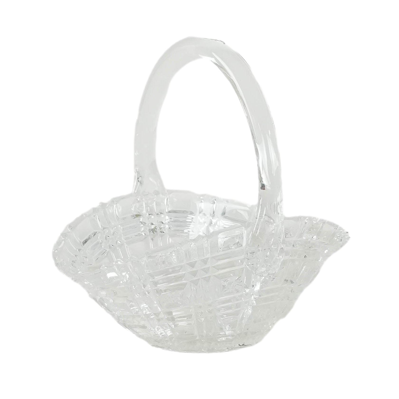 Basket Sugar bowl Transparent 1970s 0