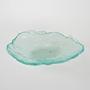 Glass bowl Green Transparent 1970s 4