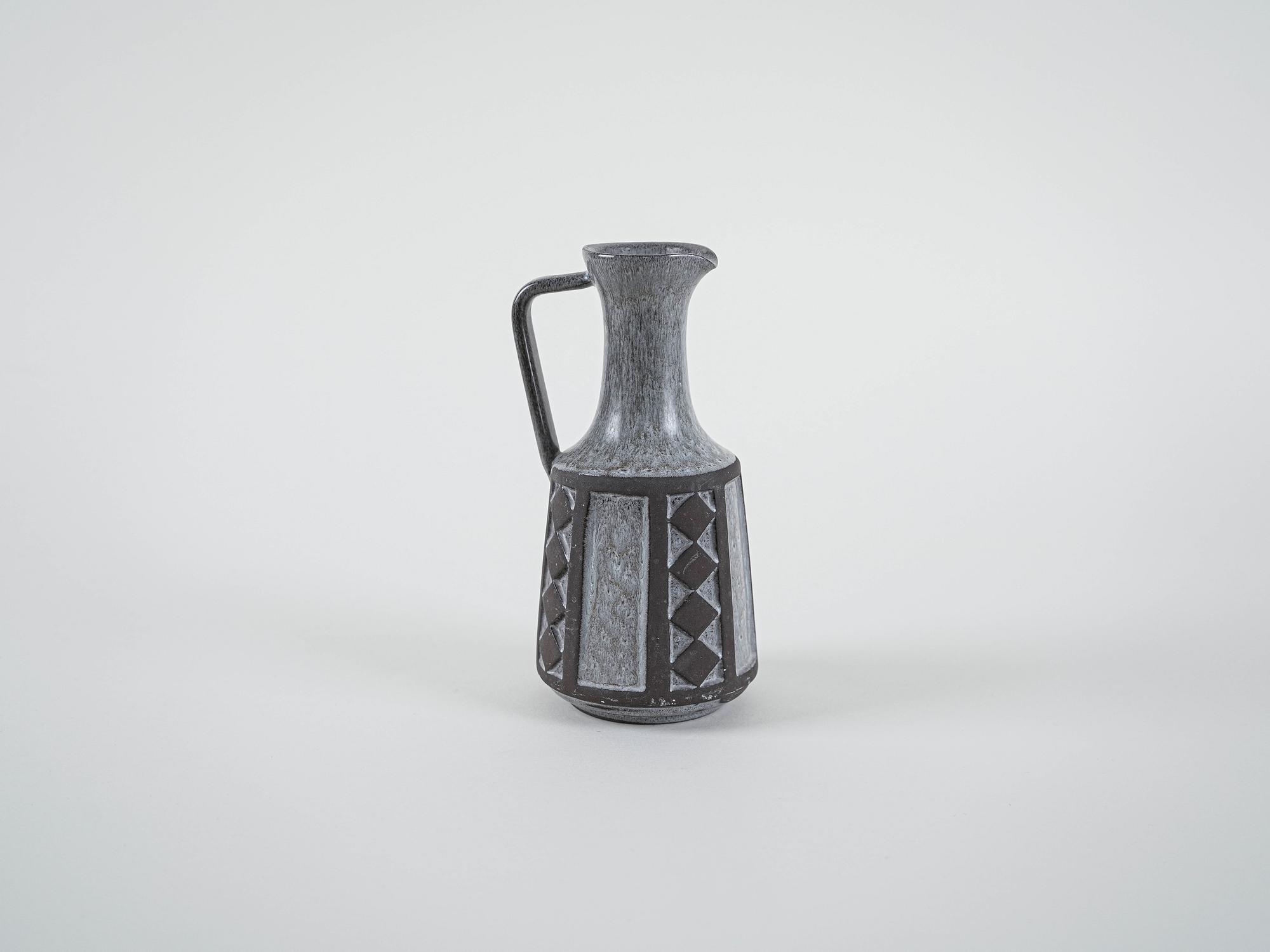 Ceramic vase 1970s Grey 2