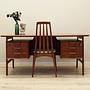 Teak desk wood veneer 1970s  2