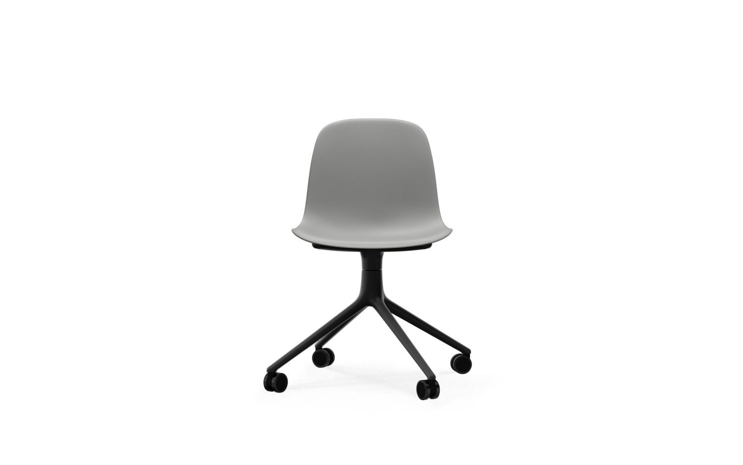 Form Chair Swivel Drehstuhl Grau 1