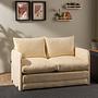 Saga Sofa Bed 2-seater Cream 2