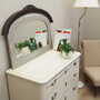 Vintage Mirror Oak Wood Brown 1960s 3