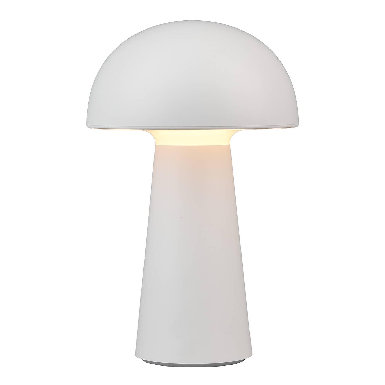 Lennon LED-Tischleuchte Polyacryl Weiß 1-flammig 0