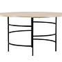 Copenhagen Dining table Whitewash Black ⌀140x74cm 6