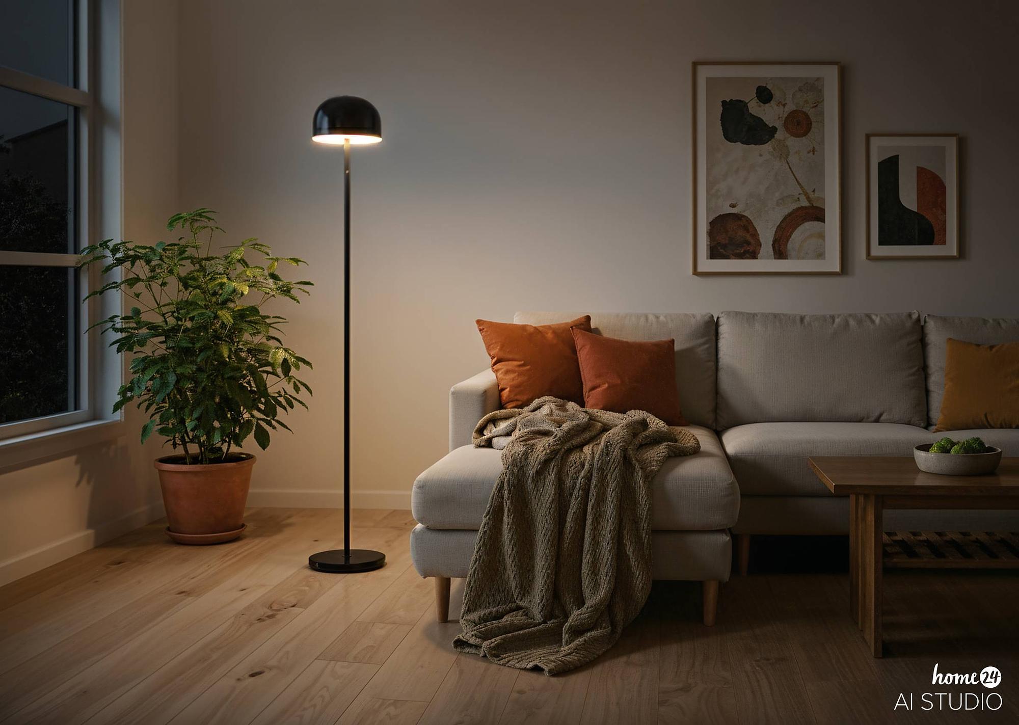 Brev Battery Floor Lamp Dimmable Black 4