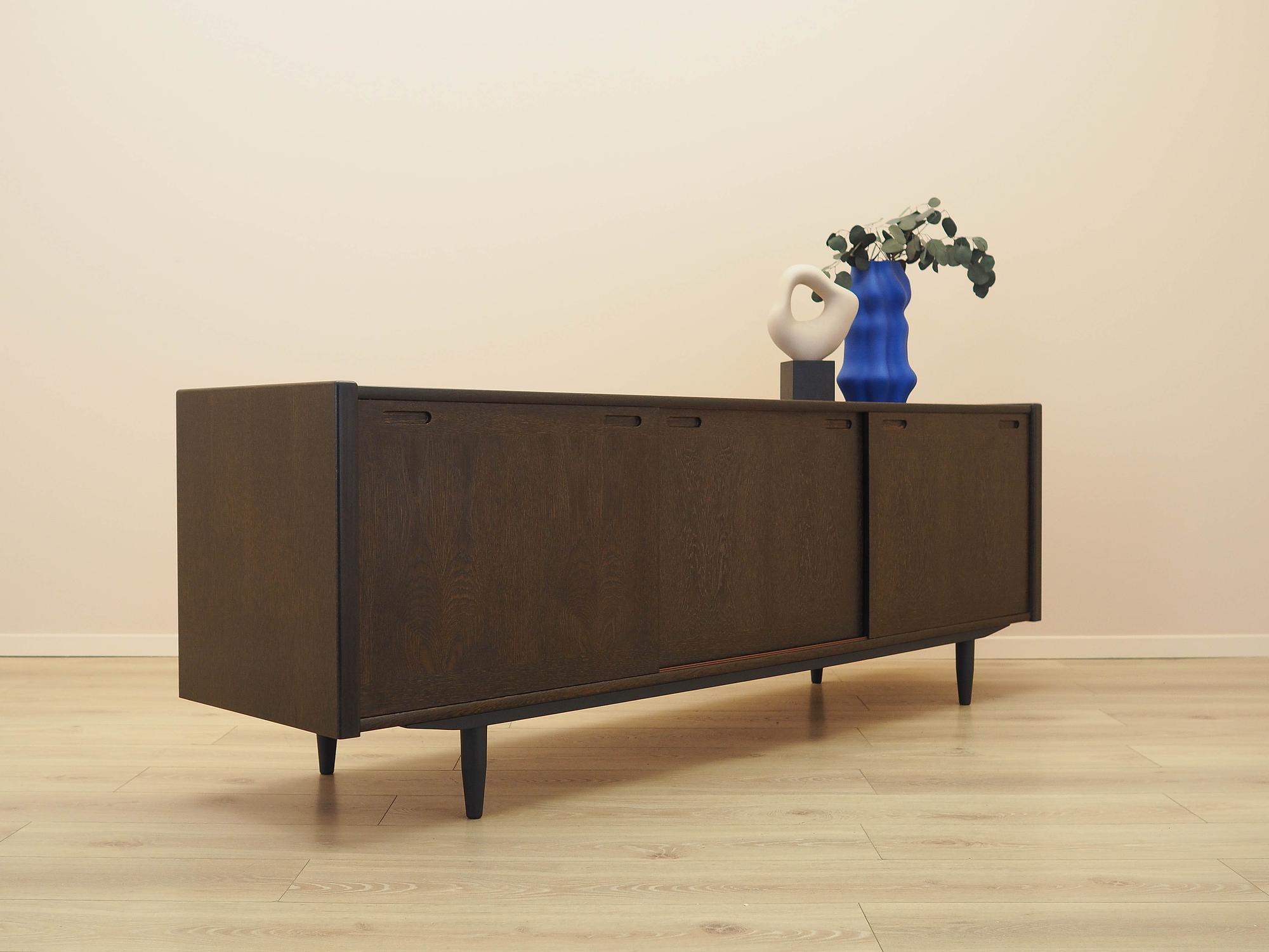 Oak sideboard 1970s 6