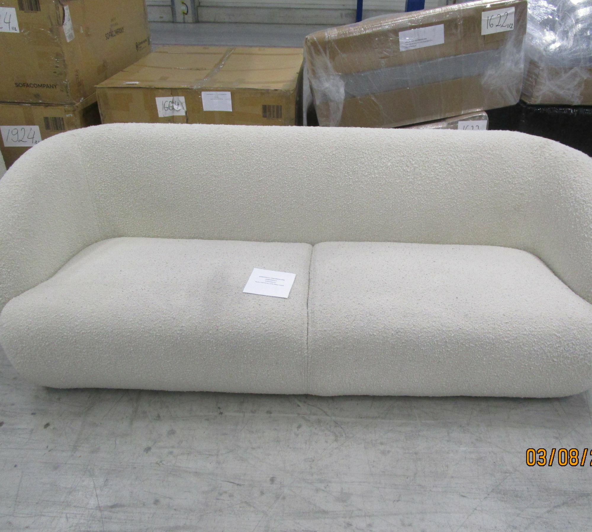 Paula Sofa 3-Sitzer Maya Cream 5