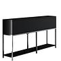 Lord Konsole Holzfurnier Schwarz Silber 3
