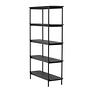 Home Shelf Wood Black 2