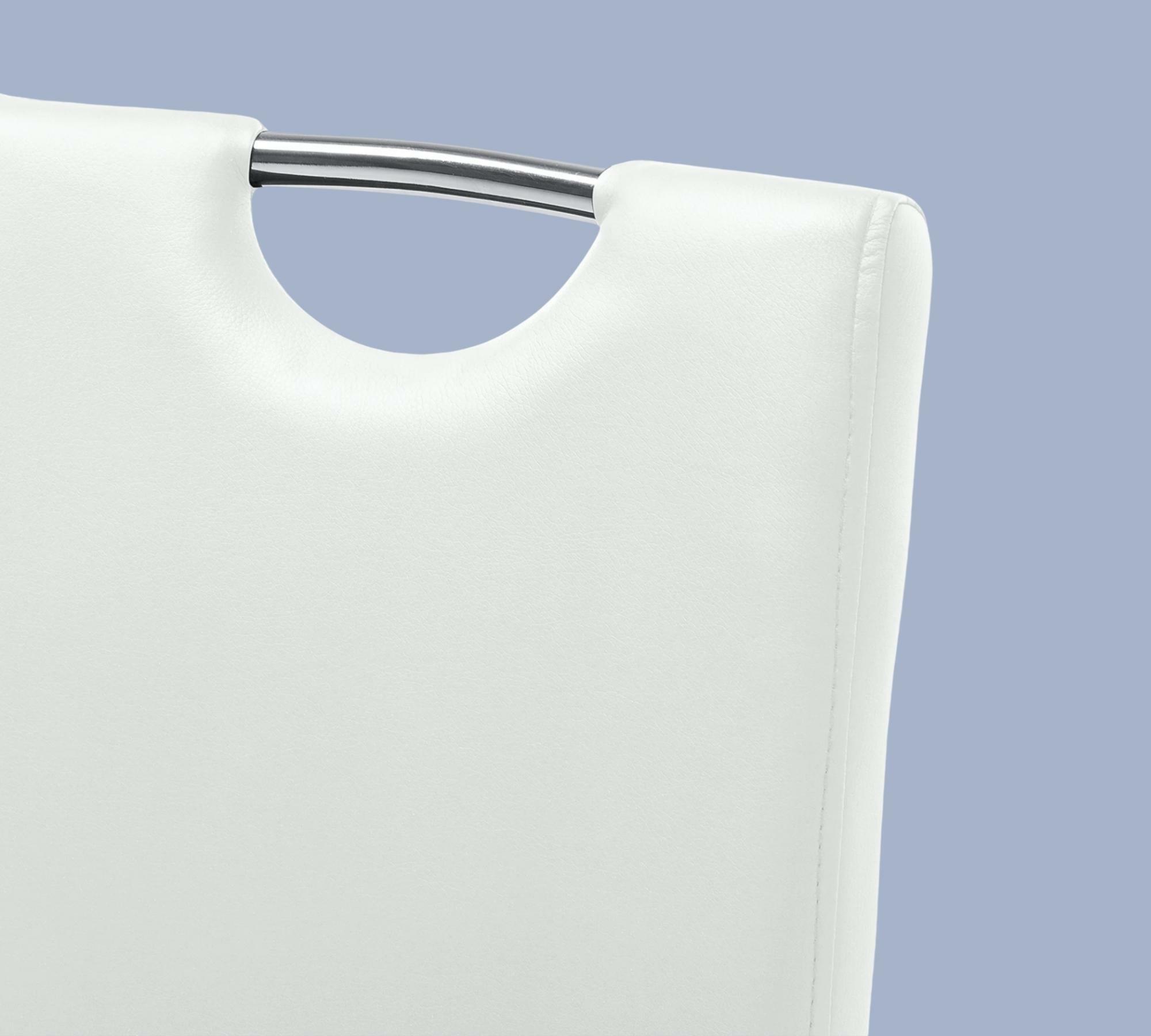 Cantilever Pasala Faux Leather White Set of 2 5