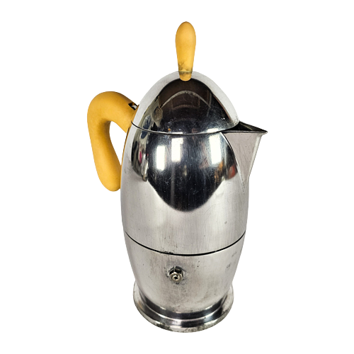  Vintage Espressokocher Silber 1990er Jahre  0