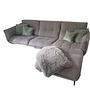 Ecksofa Textil Grau 1