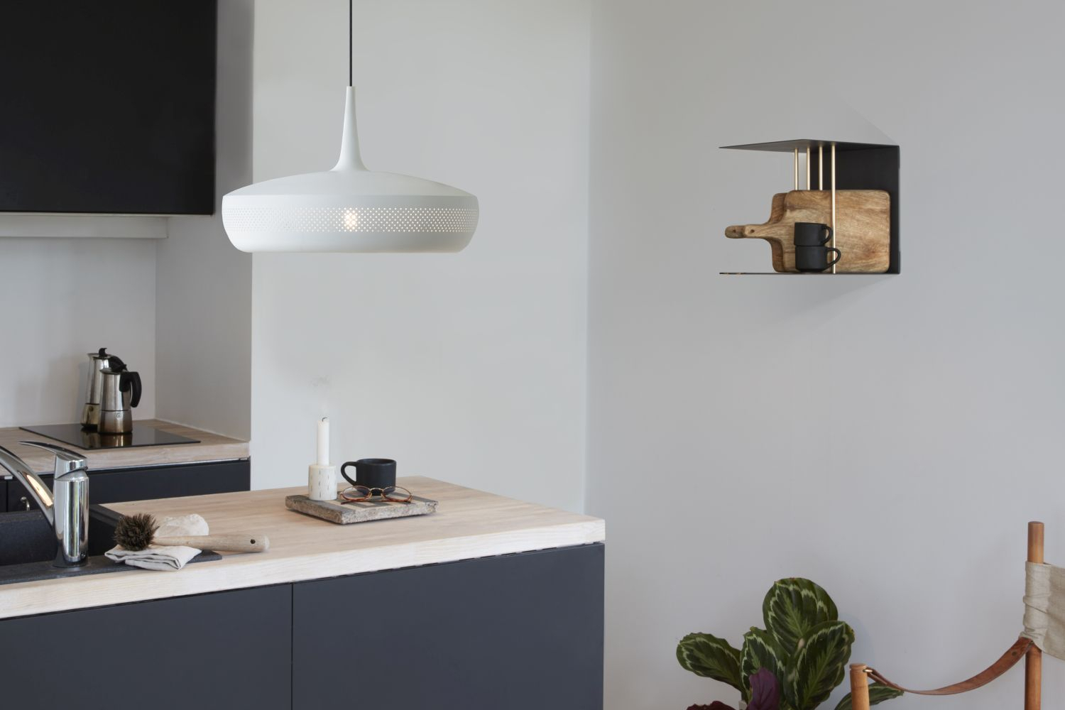 Clava Dine Hängeleuchte Metall Weiß 2