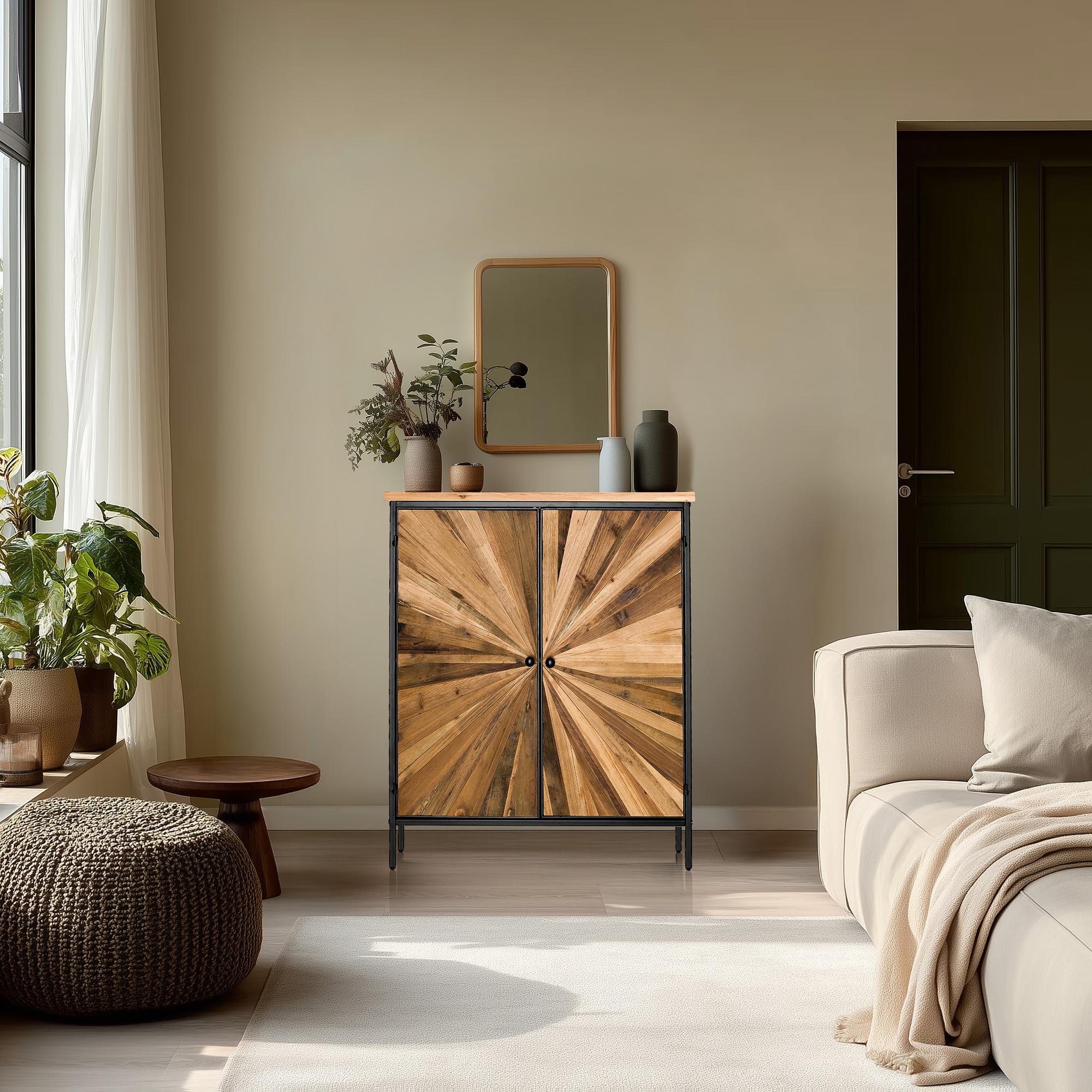 SANTJAGO BLACK SUN Kommode Tannenholz 3