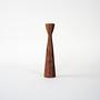 Teak Candlestick 1960s 1