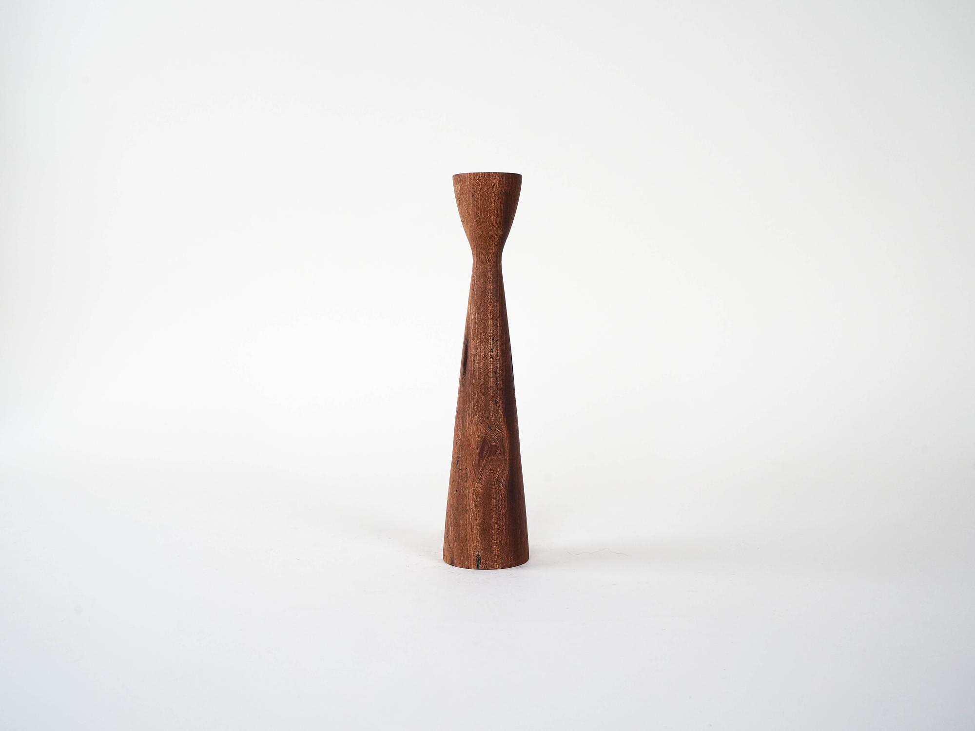 Teak Candlestick 1960s 1