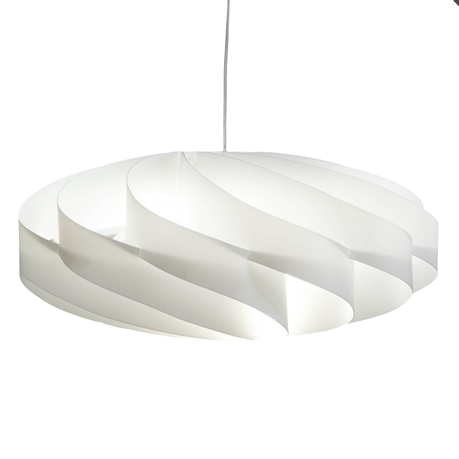 Pendelleuchte Flat II Polyacryl Weiß 1