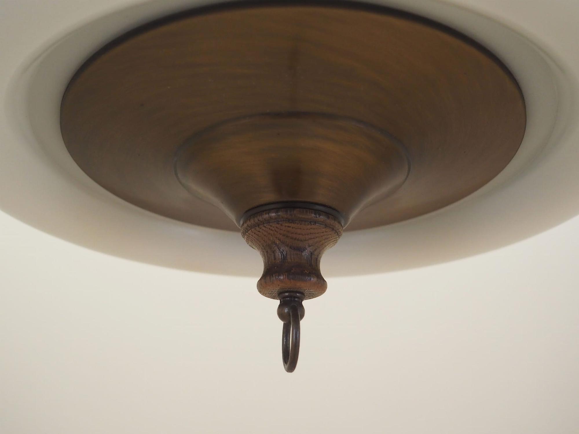 Vintage Pendelleuchte Metall Kunststoff Weiß 1980er Jahre 12