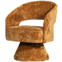 Ebba Drehsessel Chenille Braun 0