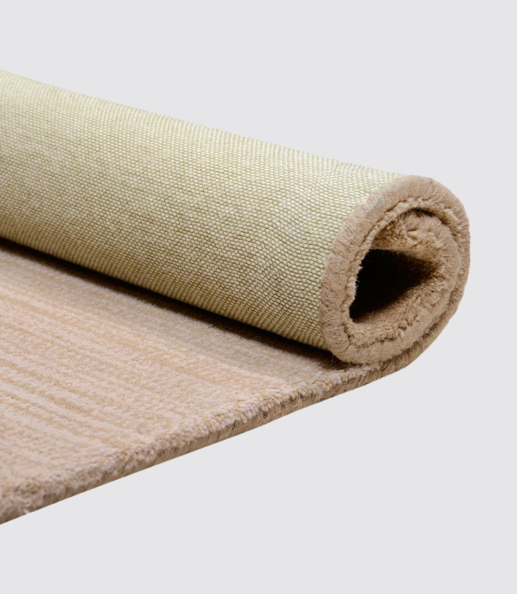 Teppich Wolle Beige 1