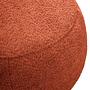 Ottoman LOVELOCK Bouclé Rust Red 4