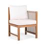 Armchair Bayton Right Acacia Solid Brown 4