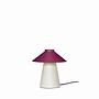 Chipper Table Lamp Sand Burgundy 1