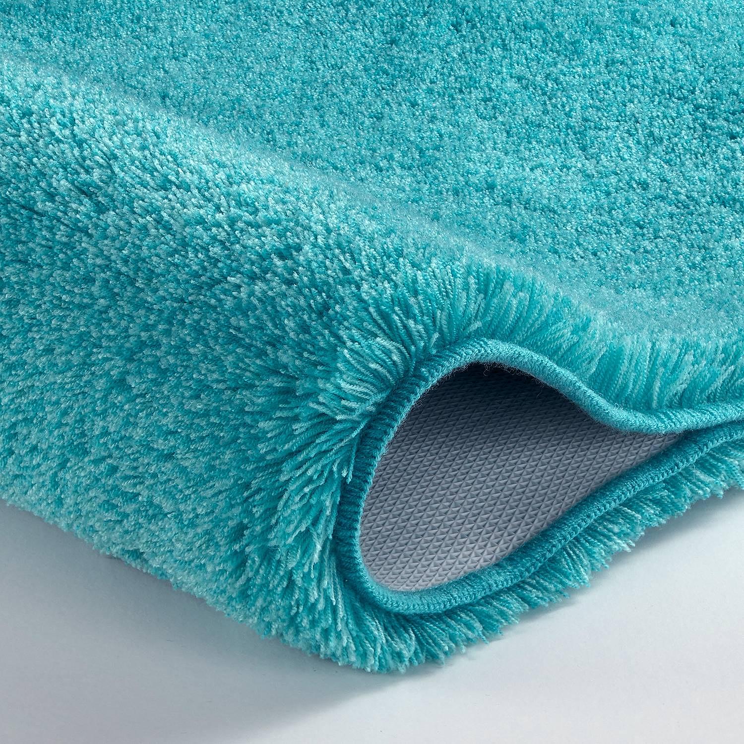 Badteppich Relax Polyacryl Türkis 55 x 65 cm 3