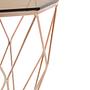 Allure Beistelltisch mit roségoldenem Gestell 3