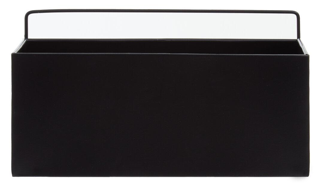 Ascher Wand-Pflanzkasten Schwarz 0