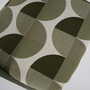 Vintage Chair Wood Fabric Green 1970s 8