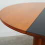 Vintage dining table Teak brown 1970s 9