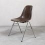 Eames Fiberglass Side Chair by Herman Miller Seal Brown 1