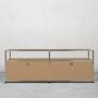 USM Haller Sideboard 2x1 Fächer Aufbau Beige 0