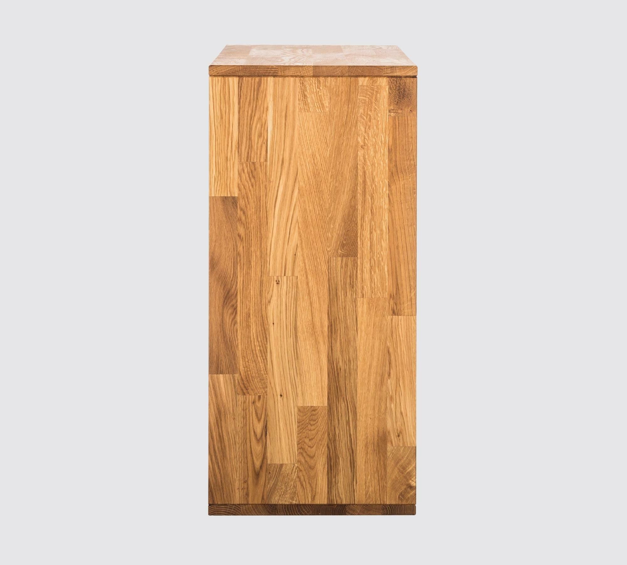 Quadratisches Holzregal Eiche 3