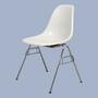 Eames Fiberglass Side Chair by Herman Miller White 0