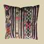 Großes Besticktes Kelim Kissen Unikat mit Füllung 0