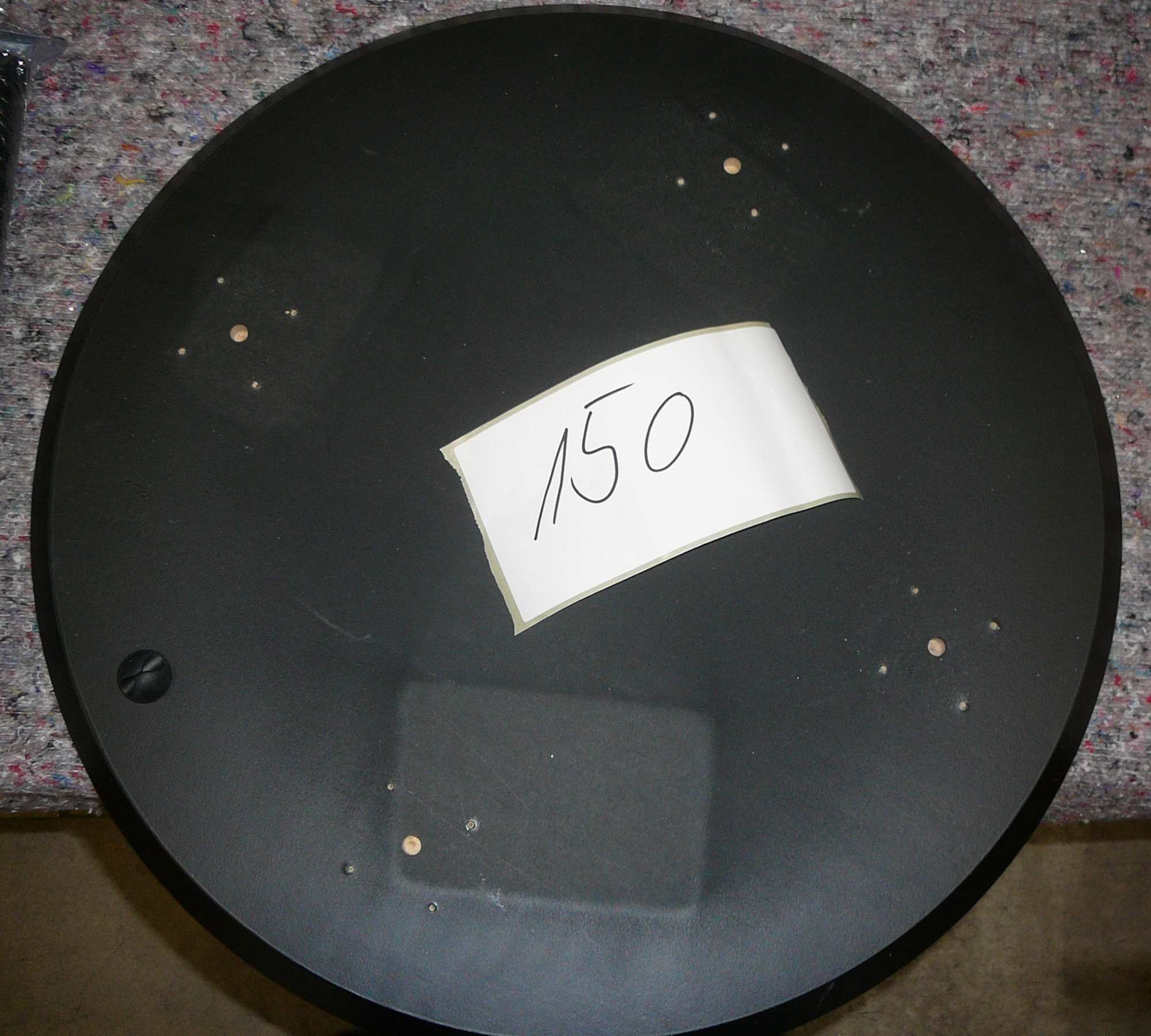 Hubert Couchtisch Furnier 60cm Durchmesser 4