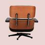 Eames Lounge Chair Vitra schwarzes Leder Palisanderholz 3