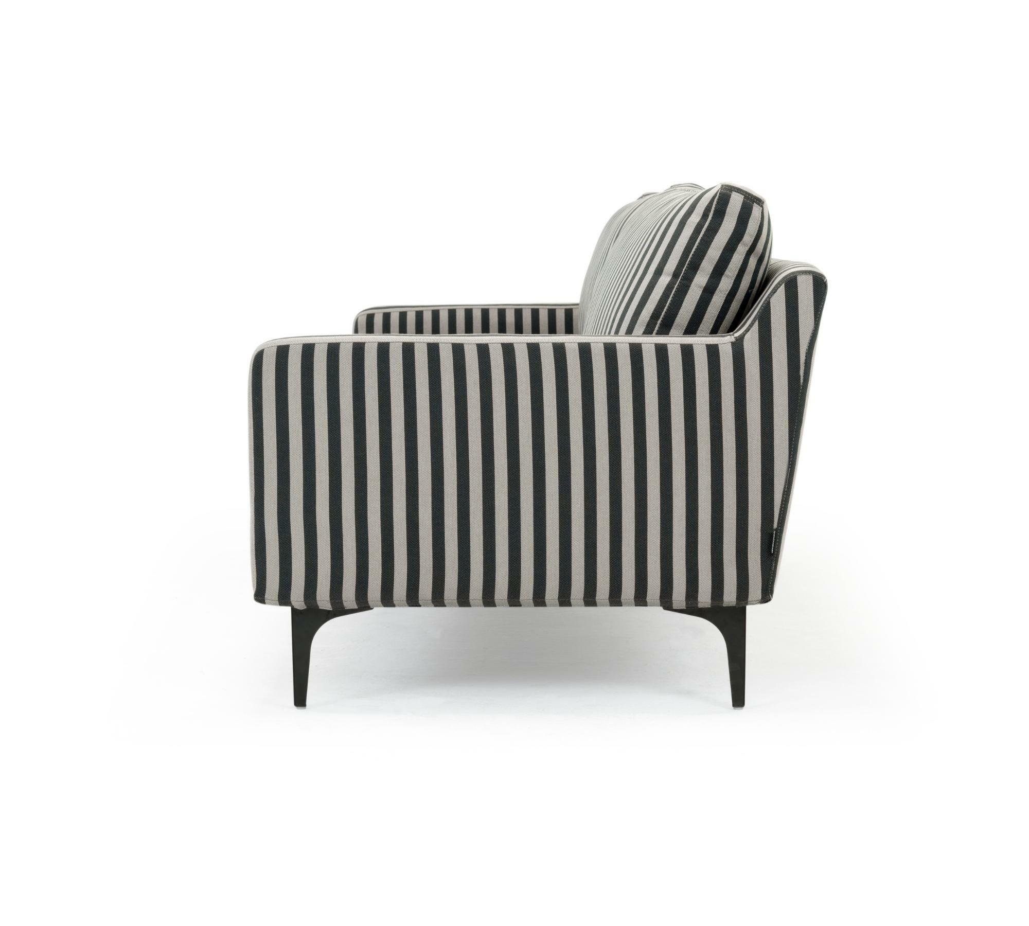 Anna Sofa 3-Sitzer Straight Latte Black 4