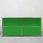 USM Haller Sideboard 2x2 Fächer oben offen Grün 0